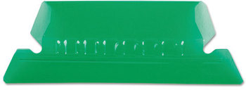 Pendaflex® Transparent Colored Tabs For Hanging File Folders 1/5-Cut, Green, 2" Wide, 25/Pack