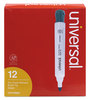 A Picture of product UNV-43684 Universal® Dry Erase Marker,  Bullet Tip, Green, Dozen