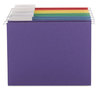 A Picture of product SMD-64020 Smead™ Color Hanging Folders with 1/3 Cut Tabs Letter Size, 1/3-Cut Assorted Colors, 25/Box