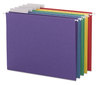 A Picture of product SMD-64020 Smead™ Color Hanging Folders with 1/3 Cut Tabs Letter Size, 1/3-Cut Assorted Colors, 25/Box