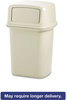 A Picture of product RCP-917188BG Rubbermaid® Commercial Ranger® Fire-Safe Container,  Square, Structural Foam, 45gal, Beige