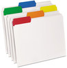 A Picture of product PFX-55702 Pendaflex® Poly File Folders 1/3-Cut Tabs: Assorted, Letter Size, Clear, 25/Box