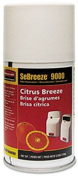 Rubbermaid® Commercial SeBreeze® Fragrance Aerosol Canister,  Citrus Breeze, 5.3oz, Aerosol
