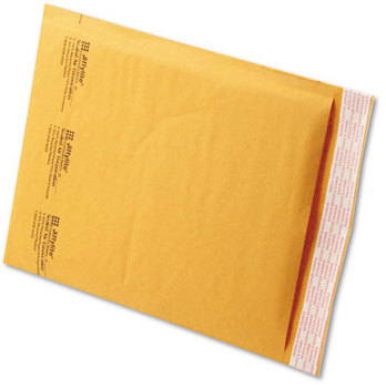 Sealed Air Jiffylite® Self-Seal Bubble Mailer,  Side Seam, #2, 8 1/2 x 12, Golden Brown, 100/Carton
