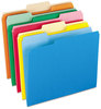 A Picture of product PFX-15213ASST Pendaflex® Colored File Folders 1/3-Cut Tabs: Assorted, Letter Size, Colors, 100/Box