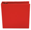 A Picture of product UNV-30409 Universal® Economy Non-View Round Ring Binder 3 Rings, 3" Capacity, 11 x 8.5, Red