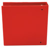 A Picture of product UNV-30409 Universal® Economy Non-View Round Ring Binder 3 Rings, 3" Capacity, 11 x 8.5, Red