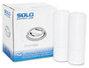 A Picture of product SCC-OFTL36 SOLO® Cup Company Traveler® Drink-Thru Lid,  White, 300/Carton