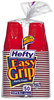 A Picture of product RFP-C20950 Hefty® Easy Grip® Disposable Plastic Party Cups,  9 oz, Red, 50/Pack, 12 Packs/Case.