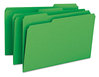 A Picture of product SMD-17143 Smead™ Colored File Folders 1/3-Cut Tabs: Assorted, Legal Size, 0.75" Expansion, Green, 100/Box