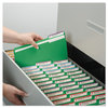 A Picture of product SMD-17143 Smead™ Colored File Folders 1/3-Cut Tabs: Assorted, Legal Size, 0.75" Expansion, Green, 100/Box