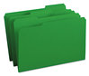 A Picture of product SMD-17143 Smead™ Colored File Folders 1/3-Cut Tabs: Assorted, Legal Size, 0.75" Expansion, Green, 100/Box