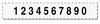 A Picture of product USS-T55510 U. S. Stamp & Sign® Self-Inking Professional Numberer,  Self-Inking, Type Size 2, 10 Digits, Black