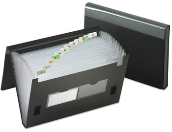 Pendaflex® 13-Pocket File,  Poly, Letter, Black