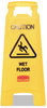 A Picture of product 965-073 Rubbermaid® Commercial “Caution Wet Floor” Floor Sign, Plastic, 11 x 1 1/2 x 26, Bright Yellow