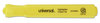 A Picture of product UNV-08861 Universal™ Desk Highlighters Fluorescent Yellow Ink, Chisel Tip, Barrel, Dozen