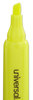 A Picture of product UNV-08861 Universal™ Desk Highlighters Fluorescent Yellow Ink, Chisel Tip, Barrel, Dozen