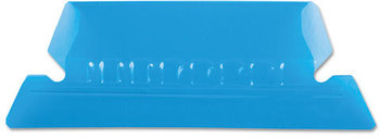 Pendaflex® Transparent Colored Tabs For Hanging File Folders 1/5-Cut, Blue, 2" Wide, 25/Pack