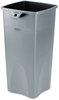 A Picture of product 968-303 Rubbermaid® Commercial Untouchable® Square Container, 23gal, Gray