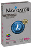 A Picture of product SNA-NPL1728 Navigator® Platinum Paper,  99 Brightness, 28lb, 11 x 17, White, 2500/Carton