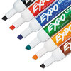 A Picture of product SAN-80556 EXPO® Low-Odor Dry Erase Marker and Organizer Kit,  Chisel Tip, Assorted, 6/Set