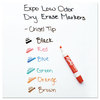 A Picture of product SAN-80556 EXPO® Low-Odor Dry Erase Marker and Organizer Kit,  Chisel Tip, Assorted, 6/Set