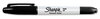 A Picture of product SAN-32201 Sharpie® Twin-Tip Permanent Marker,  Fine/Ultra Fine, Black