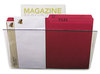 A Picture of product STX-70213U06C Storex Single Pocket Letter Size Wall File. 13 X 7 in. Clear.
