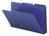 A Picture of product SMD-22541 Smead™ Expanding Recycled Heavy Pressboard Folders 1/3-Cut Tabs: Assorted, Legal Size, 1" Expansion, Dark Blue, 25/Box