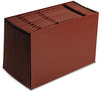 A Picture of product PFX-ER19A Pendaflex® Earthwise® 100% Recycled Indexed Expanding File,  21 Pockets, Legal, Redrope
