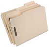 A Picture of product PFX-FM213 Pendaflex® Manila Folders with Fasteners,  2 Fasteners, 1/3 Cut Tabs, Letter, Manila, 50/Box