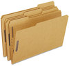 A Picture of product PFX-FK312 Pendaflex® Kraft Folders with Fasteners,  2 Fasteners, 1/3 Cut Tabs, Legal, 50/Box