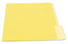 A Picture of product UNV-10524 Universal® Deluxe Colored Top Tab File Folders 1/3-Cut Tabs: Assorted, Legal Size, Yellow/Light Yellow, 100/Box