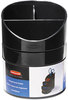 A Picture of product RUB-14095ROS Rubbermaid® Small Storage Pencil Cup,  Plastic, 4 1/2 dia. x 5 11/16, Black