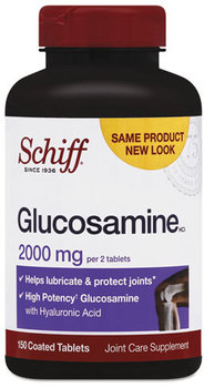 Schiff® Glucosamine 2000 mg with Hyaluronic Acid Coated Tablet,  150 Count