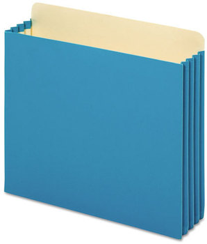 Pendaflex® File Cabinet Pockets™,  Straight Cut, Letter, Blue, 10/Box