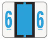 A Picture of product SMD-67376 Smead™ Numerical End Tab File Folder Labels 6, 1 x 1.25, White, 500/Roll