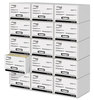 A Picture of product UNV-85300 Universal® Heavy-Duty Storage Drawers Letter Files, 14" x 25.5" 11.5", White, 6/Carton