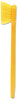 A Picture of product RCP-9B32 Rubbermaid® Commercial Long Handle Scrub,  20" Long Plastic Handle, Yellow Handle w/Yellow Bristles