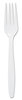 A Picture of product SCC-GBX5FW SOLO® Cup Company Guildware® Extra Heavyweight Plastic Cutlery,  White, 100/Box