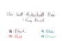 A Picture of product SAN-60102 uni-ball® Stick Roller Ball Pen,  Red Ink, Fine, Dozen