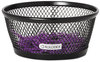 A Picture of product ROL-62562 Rolodex™ Mesh Jumbo Clip Dish,  Wire Mesh, 4 3/8" Diameter x 2" , Black