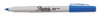 A Picture of product SAN-35003 Sharpie® Extra Fine Tip Permanent Marker,  Extra Fine Point, Blue, Dozen