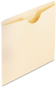 Pendaflex® Manila Reinforced File Jackets 2-Ply Straight Tab, Letter Size, 100/Box