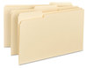 A Picture of product SMD-15230 Smead™ Interior File Folders 1/3-Cut Tabs: Assorted, Legal Size, 0.75" Expansion, Manila, 100/Box