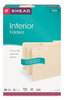 A Picture of product SMD-15230 Smead™ Interior File Folders 1/3-Cut Tabs: Assorted, Legal Size, 0.75" Expansion, Manila, 100/Box