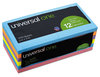A Picture of product UNV-35610 Universal® Self-Stick Note Pads 3" x Assorted Bright Colors, 100 Sheets/Pad, 12 Pads/Pack