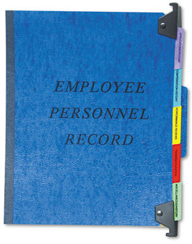 Pendaflex® Personnel Folders,  1/3 Cut Hanging Top Tab, Letter, Blue