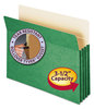 A Picture of product SMD-73226 Smead™ Colored File Pockets 3.5" Expansion, Letter Size, Green