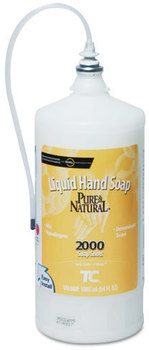 Rubbermaid® Commercial TC® OneShot® Lotion Soap Refill,  Honeysuckle Scent, 800mL Refill, 4/Carton